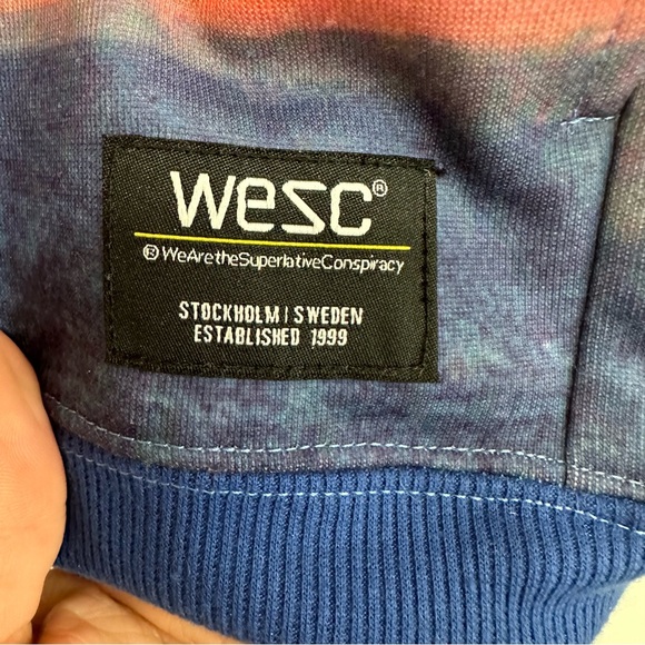 Wesc Unisex Sunset Palm Tree Long Sleeve Sweatshirt Hoodie M-Med/Wmns-L - Picture 7 of 7